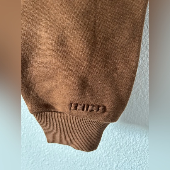 Skims classic fleece 2 piece set hoodie and pants bison sz small Nwt - Picture 4 of 16